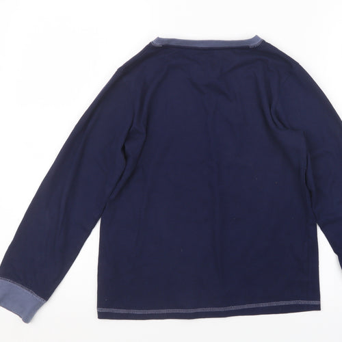 TU Boys Blue Geometric   Pyjama Top Size 10-11 Years