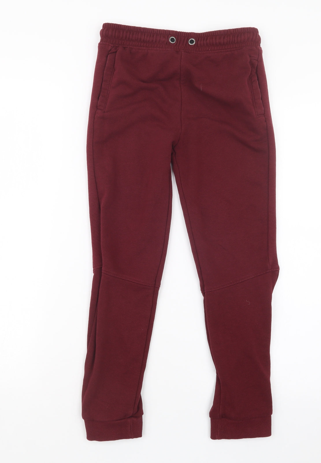 TU Boys Red   Jogger Trousers Size 9 Years
