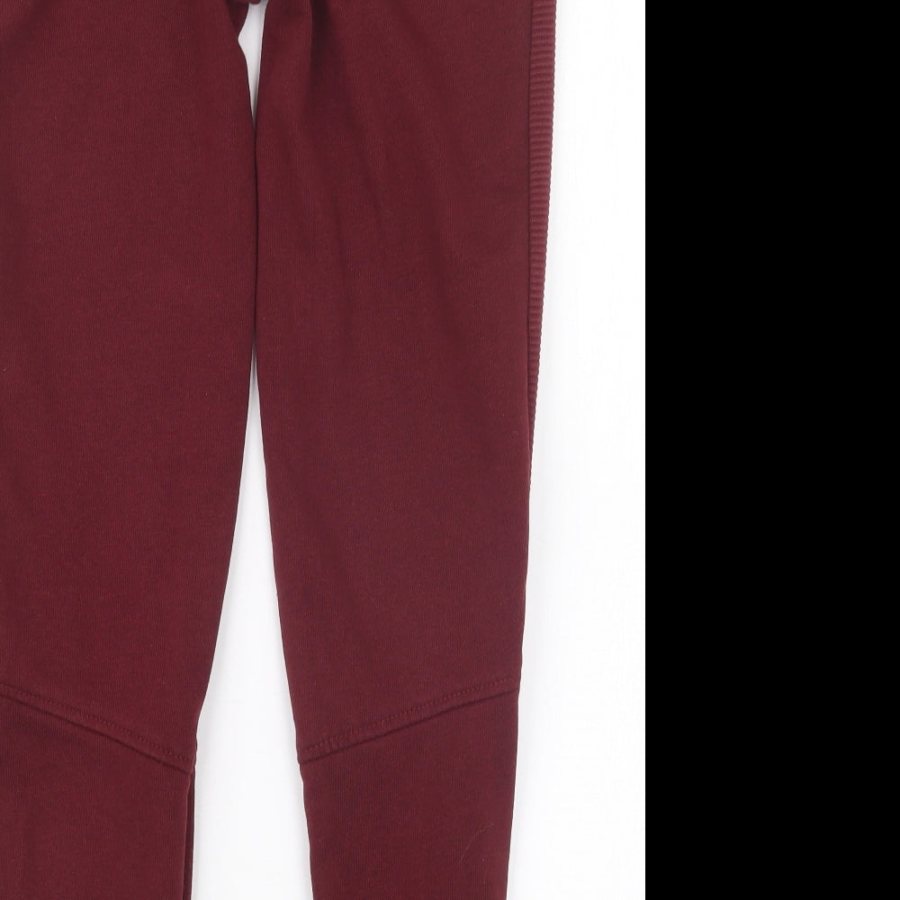 TU Boys Red   Jogger Trousers Size 9 Years