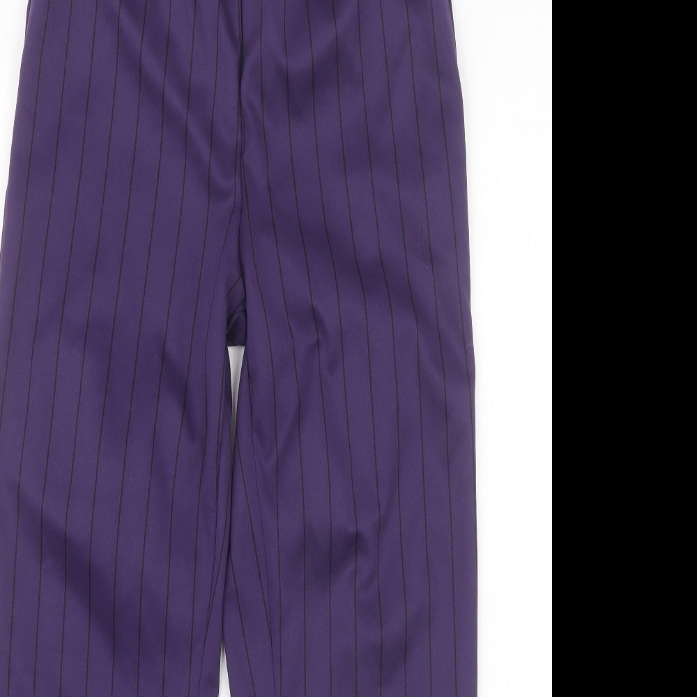 The Joker Boys Purple   Capri Trousers Size 8-9 Years - Batman Fancy Dress