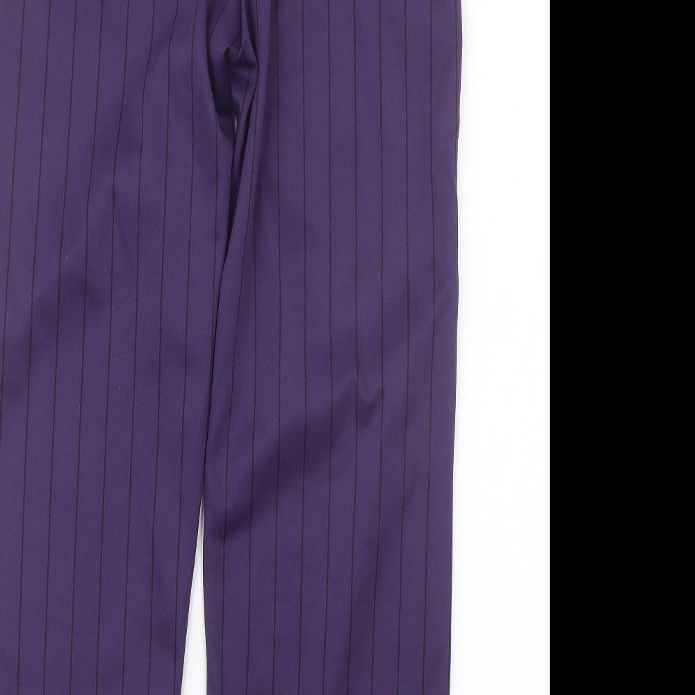 The Joker Boys Purple   Capri Trousers Size 8-9 Years - Batman Fancy Dress