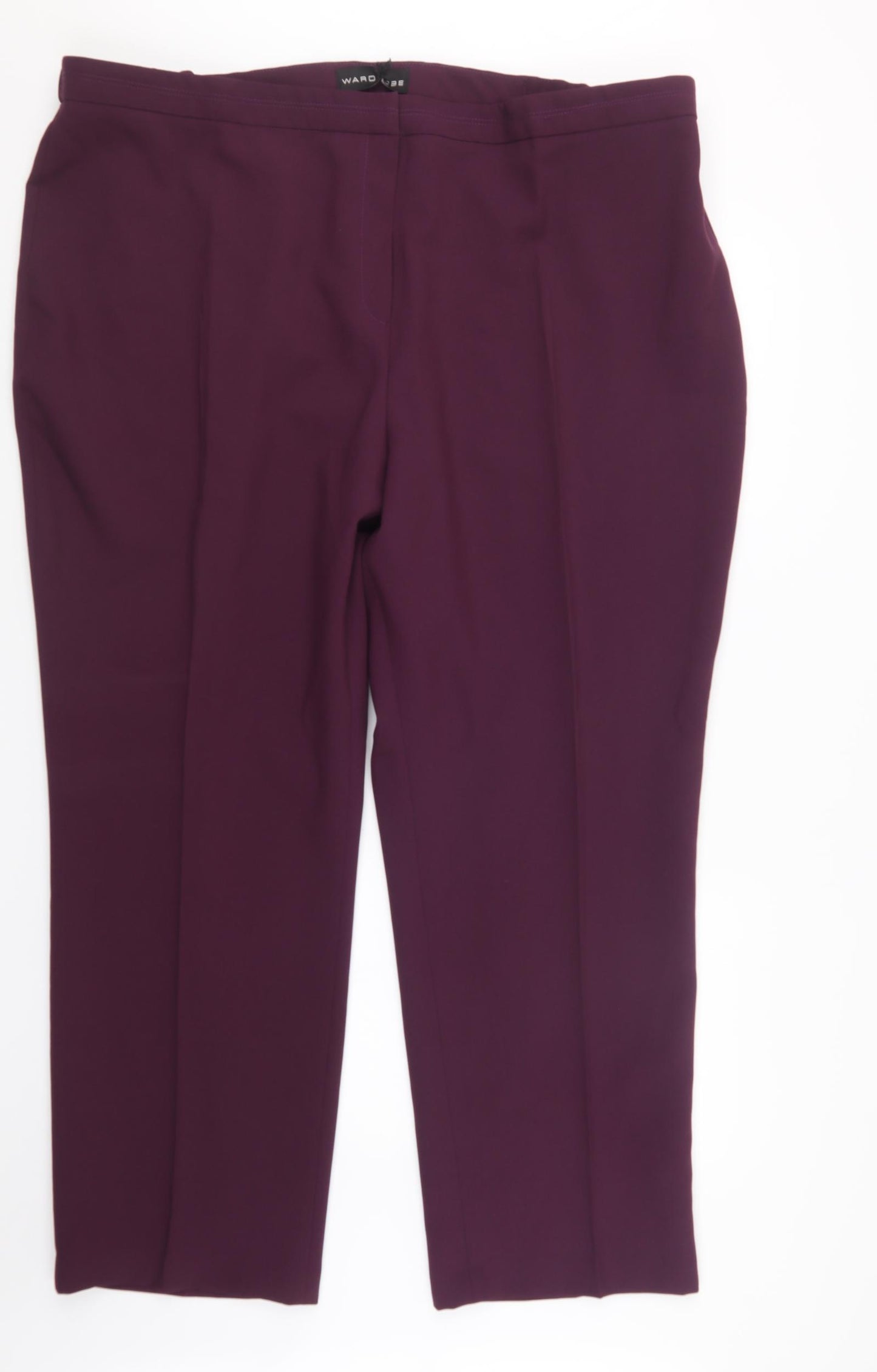Wardrobe Womens Purple   Trousers  Size 26 L29.5 in