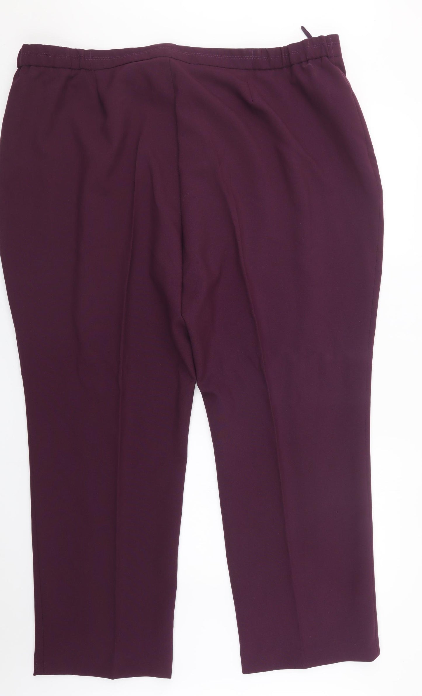 Wardrobe Womens Purple   Trousers  Size 26 L29.5 in