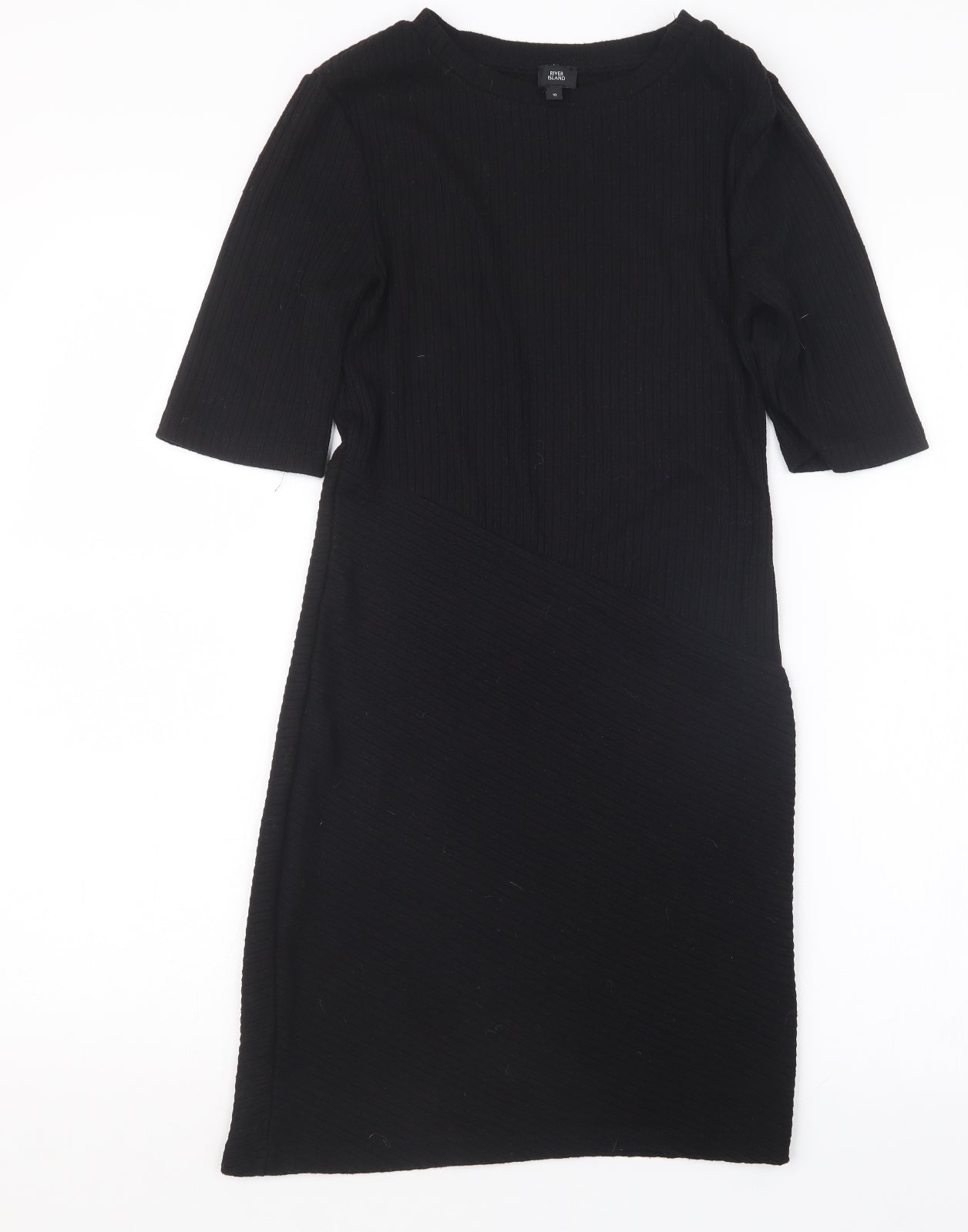 River Island Womens Black   Jumper Dress  Size 10