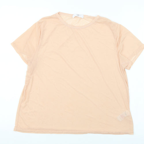 Missguided Womens Pink   Basic T-Shirt Size 8