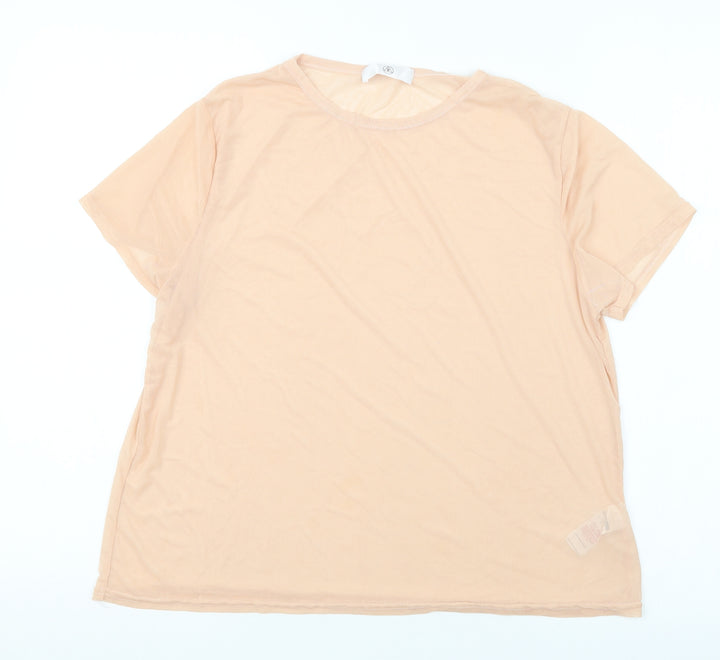 Missguided Womens Pink   Basic T-Shirt Size 8