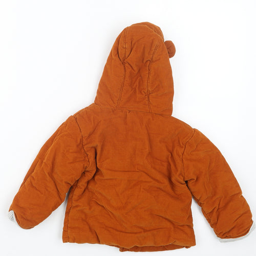 TU Boys Orange   Jacket  Size 12-18 Months