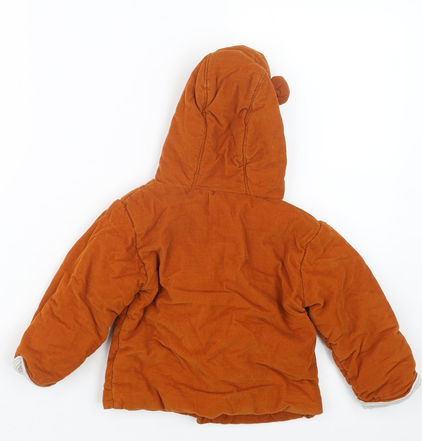 TU Boys Orange   Jacket  Size 12-18 Months