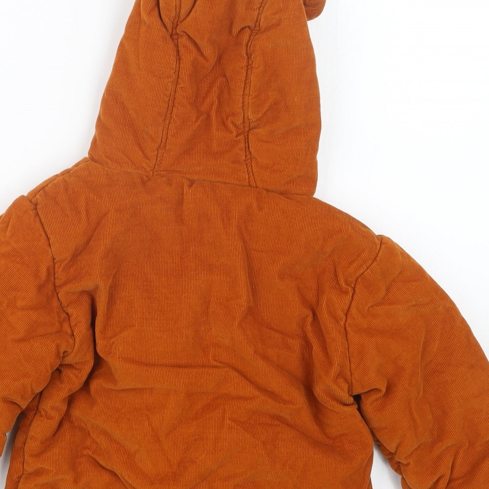 TU Boys Orange   Jacket  Size 12-18 Months