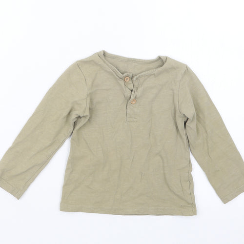 TU Boys Green   Basic T-Shirt Size 12-18 Months