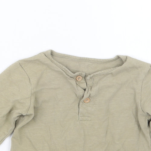 TU Boys Green   Basic T-Shirt Size 12-18 Months