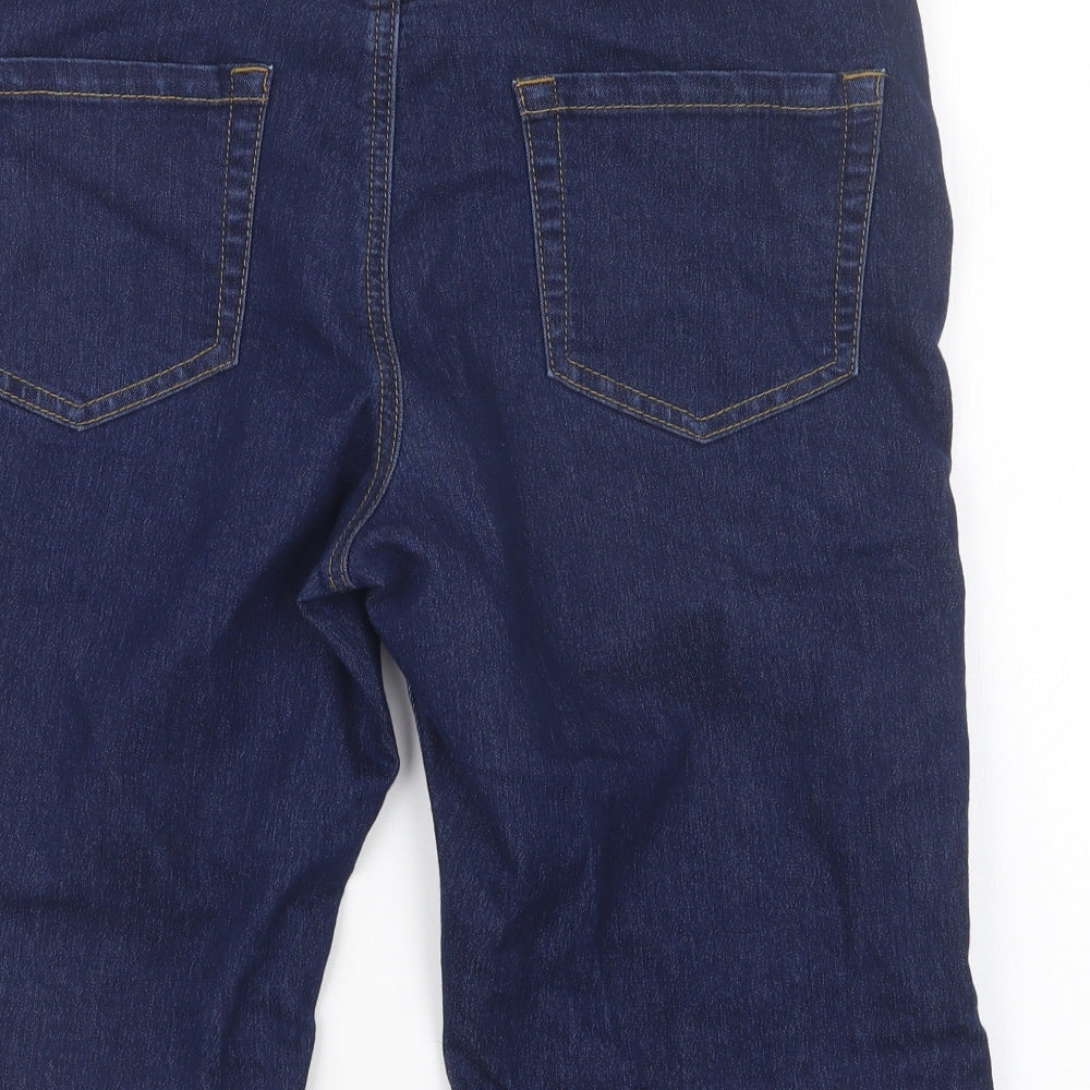 George Womens Blue  Denim Bermuda Shorts Size 12