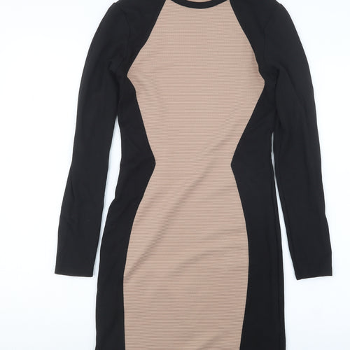 Divided by H&M Womens Black   T-Shirt Dress  Size 10