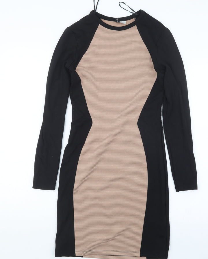 Divided by H&M Womens Black   T-Shirt Dress  Size 10