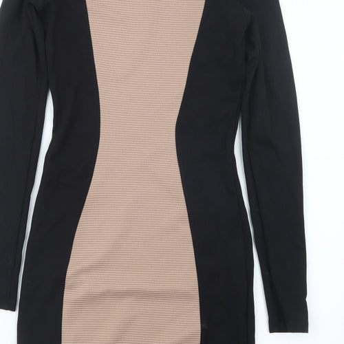 Divided by H&M Womens Black   T-Shirt Dress  Size 10