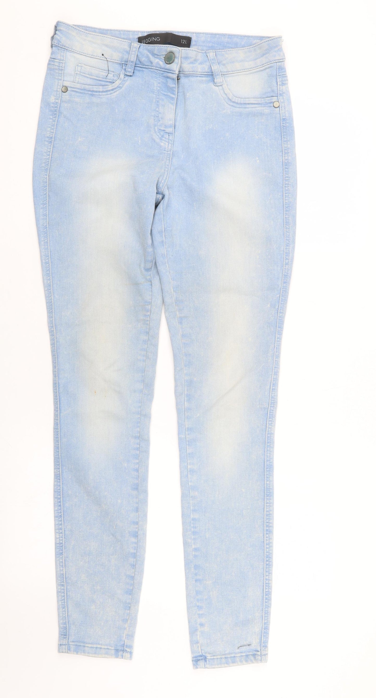 NEXT Womens Blue  Denim Jegging Jeans Size 12 L30 in