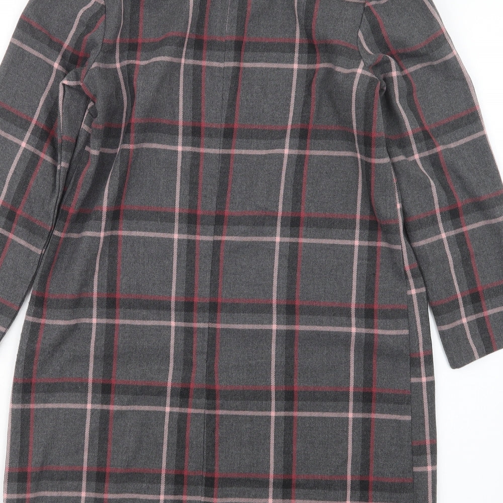 Mohito Womens Grey Check  Shirt Dress  Size 6