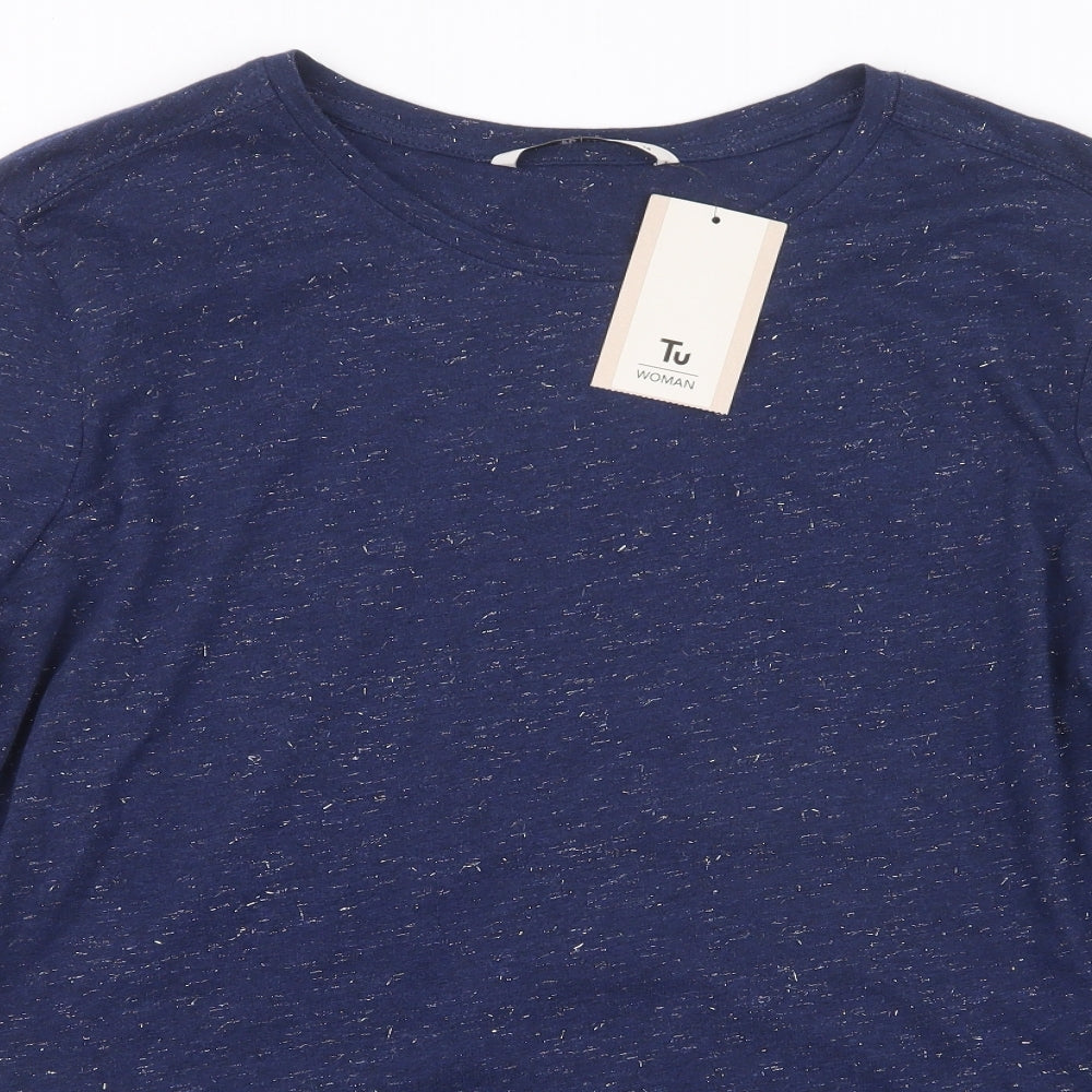 TU Womens Blue   Basic T-Shirt Size 14
