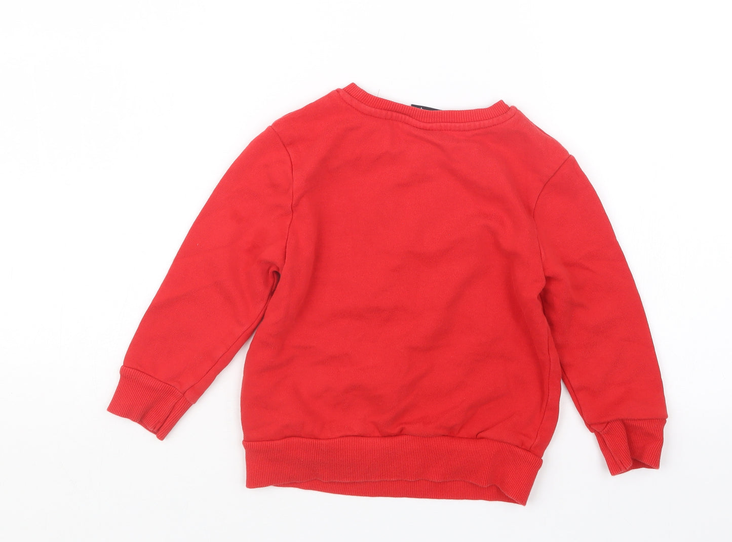 George Boys Red   Pullover Jumper Size 2-3 Years  - Toy Story 4