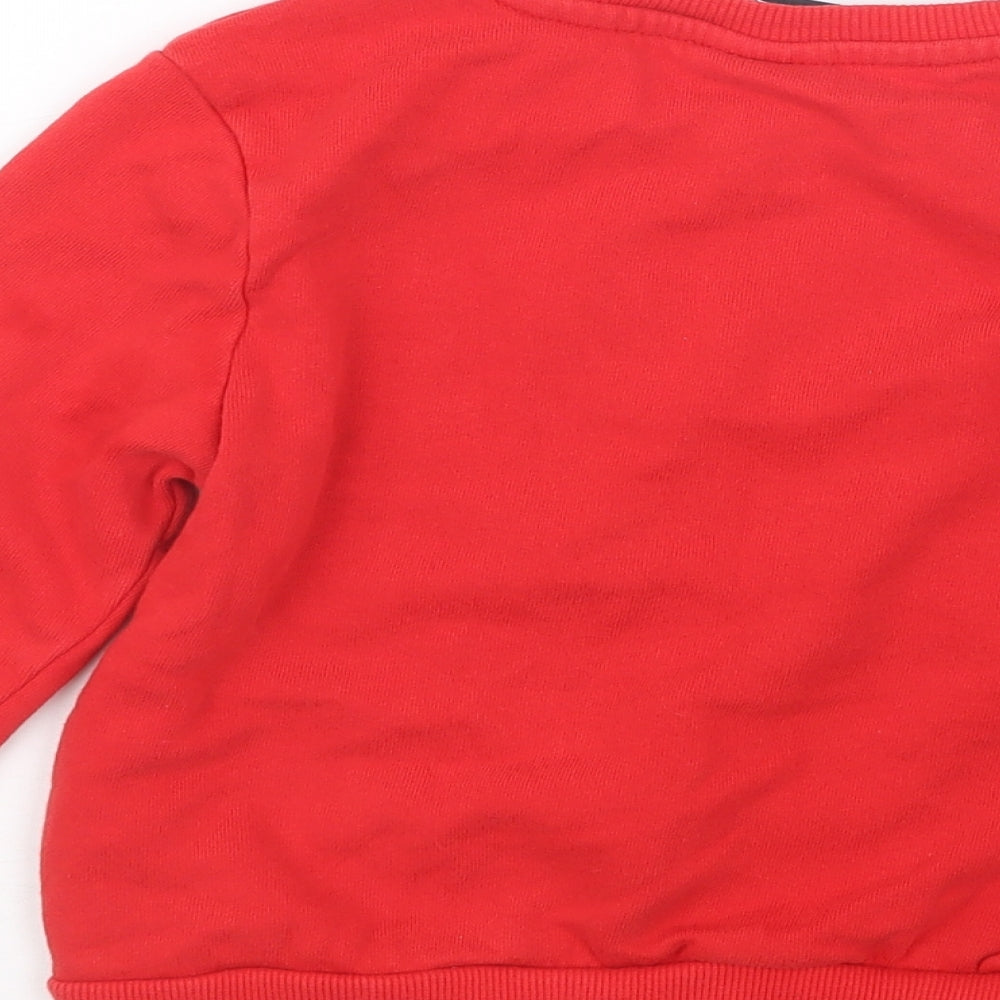 George Boys Red   Pullover Jumper Size 2-3 Years  - Toy Story 4
