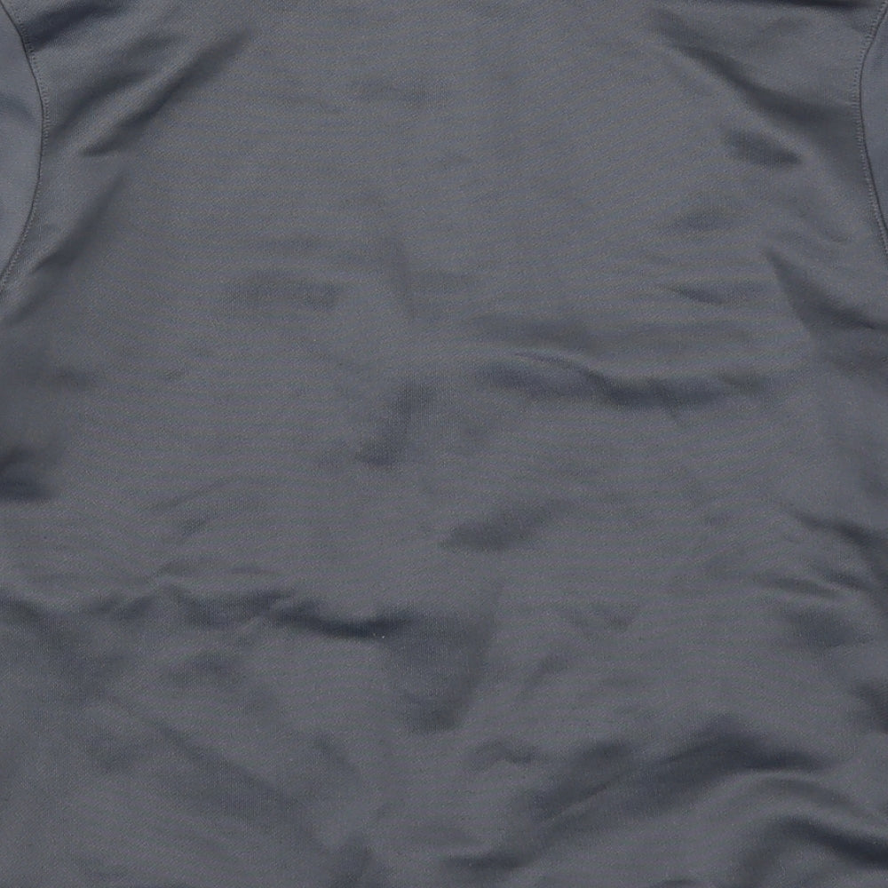 Nike Boys Grey Colourblock  Full Zip Sweatshirt Size 10-11 Years  - Blue