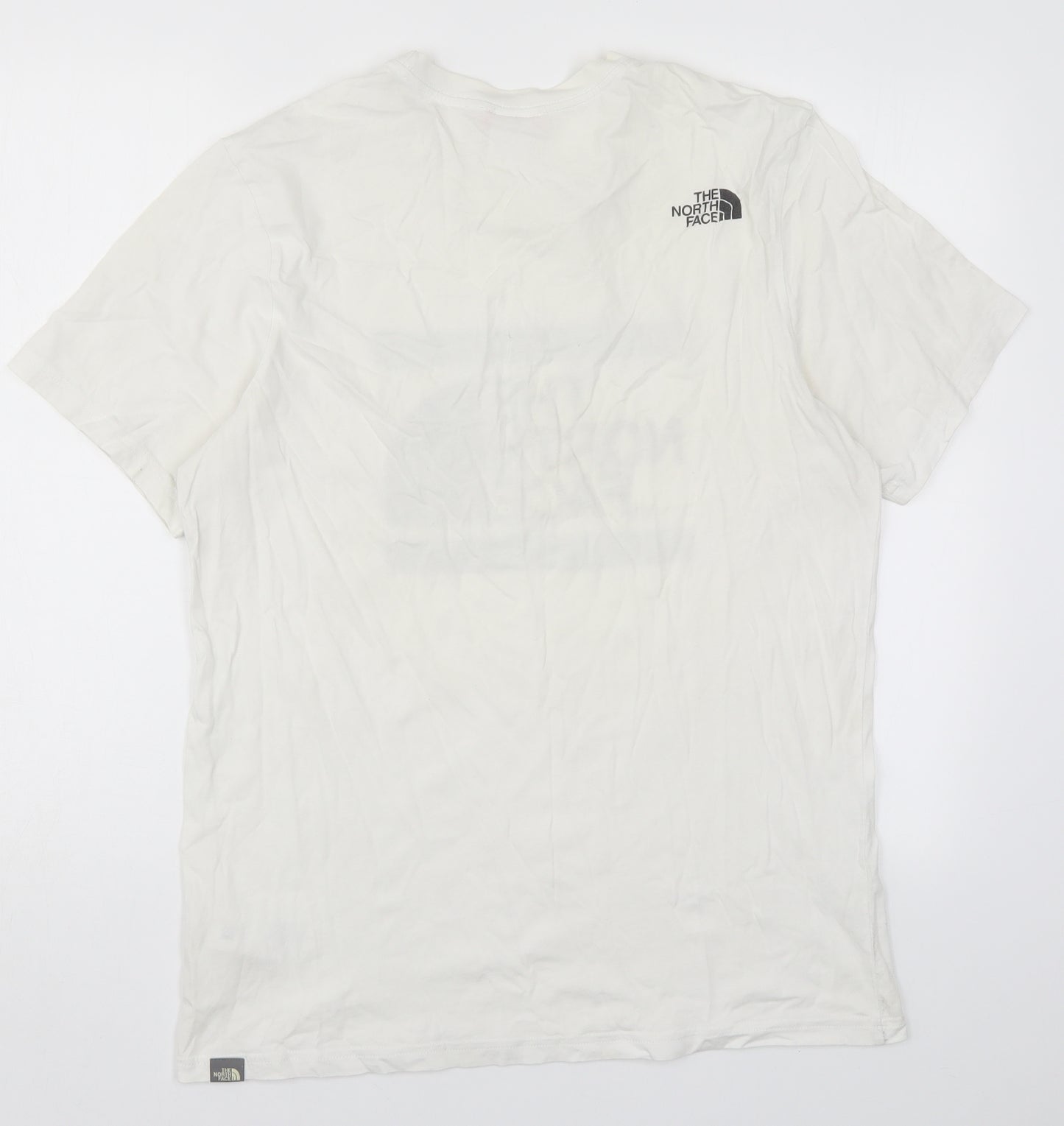 The North Face Mens White    T-Shirt Size L