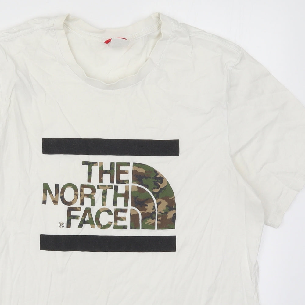 The North Face Mens White    T-Shirt Size L