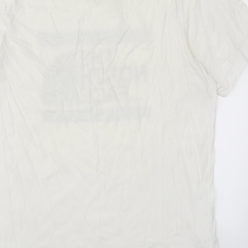 The North Face Mens White    T-Shirt Size L