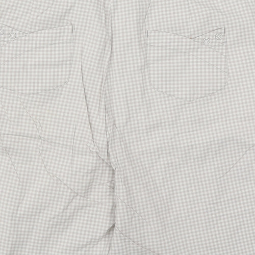 Emreco Womens Grey Check  Bermuda Shorts Size 38