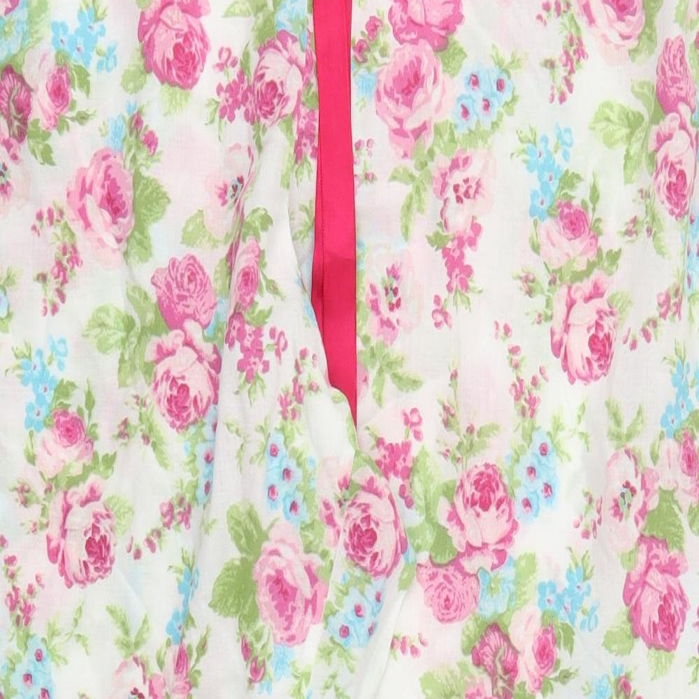 Preworn Womens Multicoloured Floral  Trousers  Size 42 in L28 in - Pyjama Pants