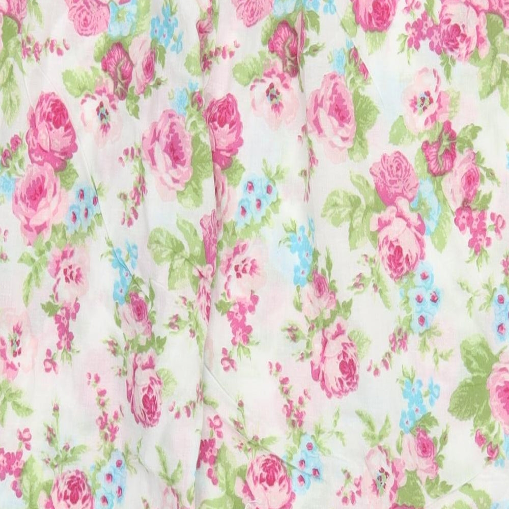 Preworn Womens Multicoloured Floral  Trousers  Size 42 in L28 in - Pyjama Pants