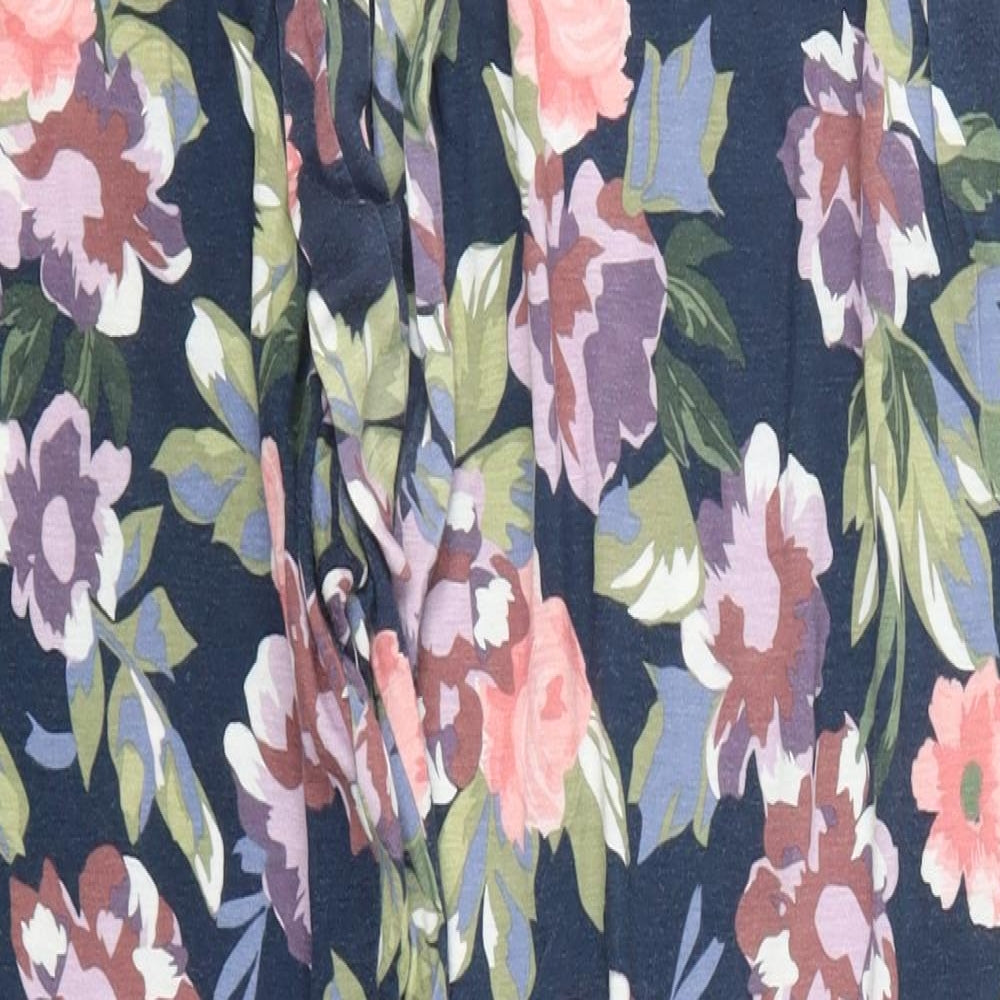 Preworn Womens Multicoloured Floral  Trousers  Size 38 in L27.5 in