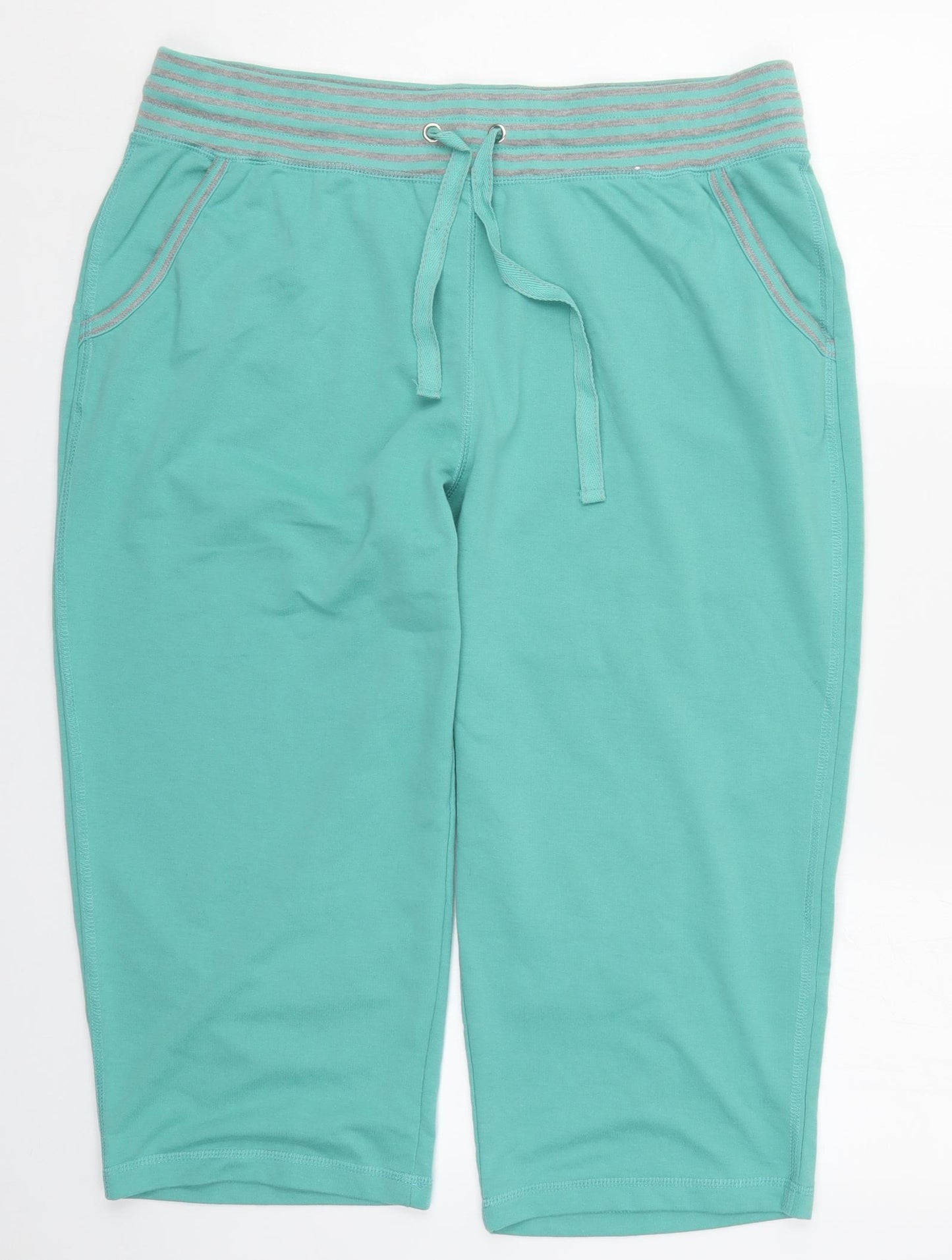 Bonmarché Womens Green   Sweatpants Trousers Size M L20 in