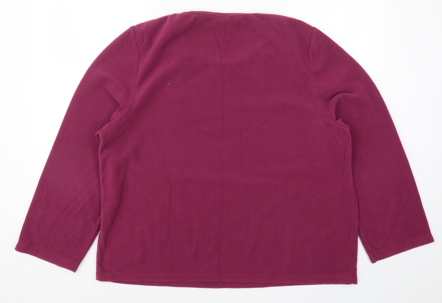 Preworn Womens Pink Solid  Top Pyjama Top Size L