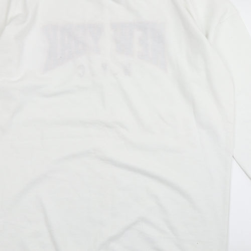 Missguided Womens White   T-Shirt Dress  Size 6  - Sweater Dress