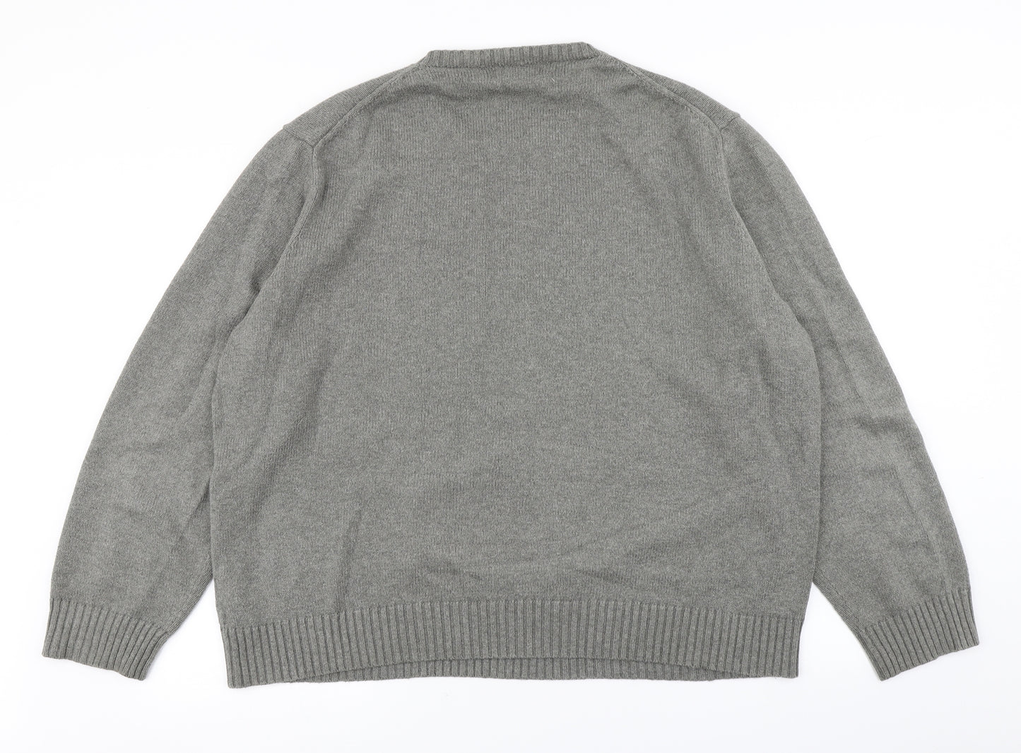 Polo Ralph Lauren Mens Grey  Knit Pullover Jumper Size 2XL