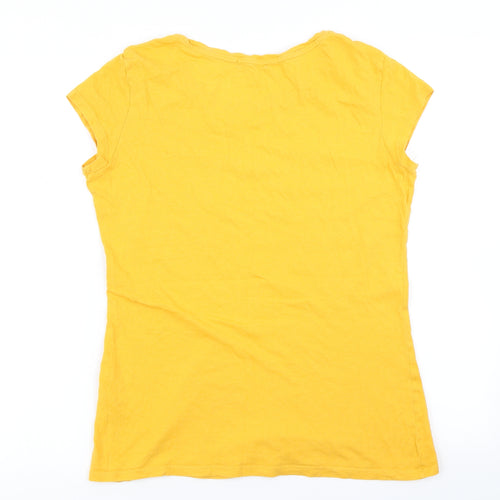 Terranova Womens Yellow   Basic T-Shirt Size XL