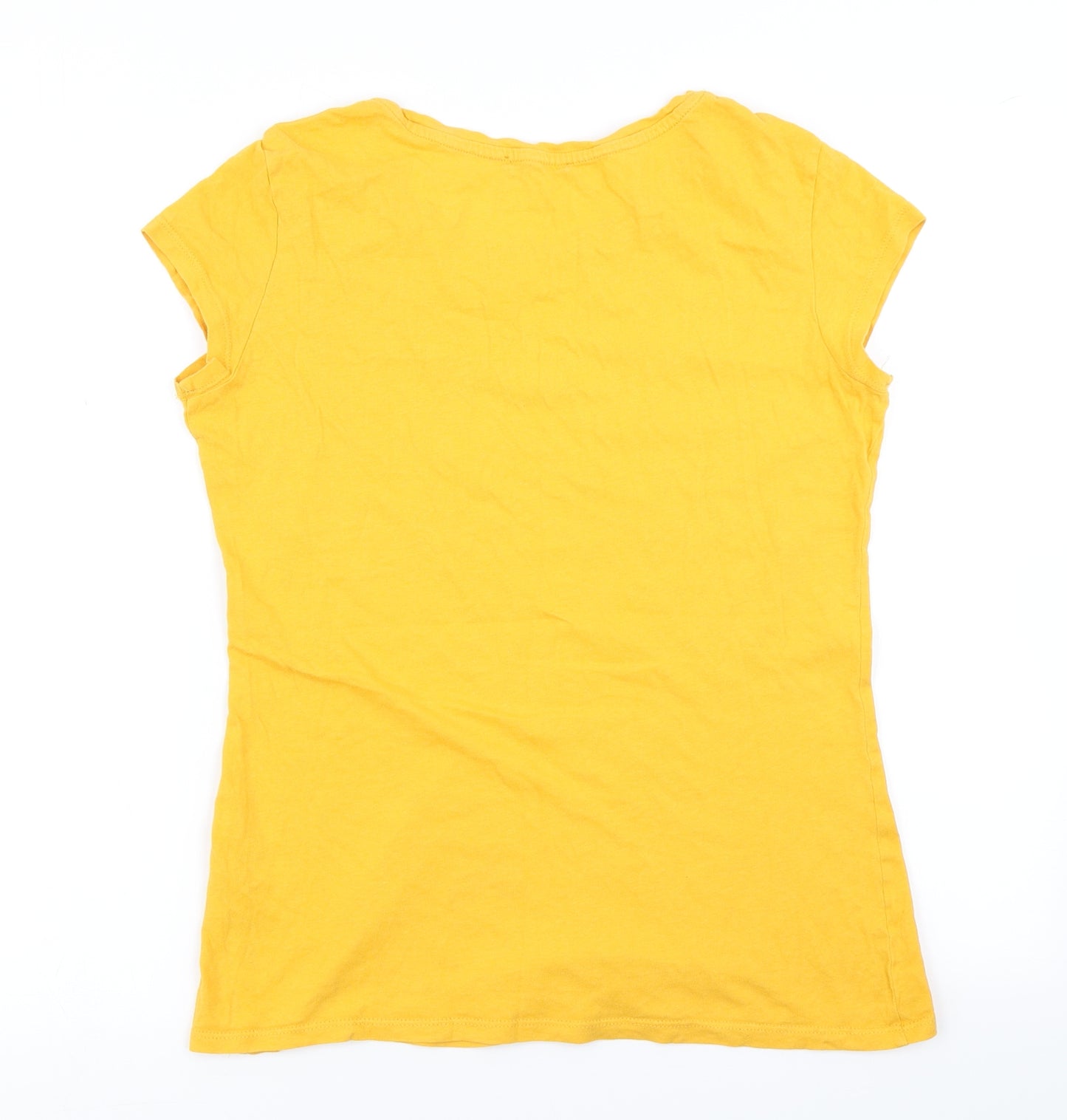 Terranova Womens Yellow   Basic T-Shirt Size XL