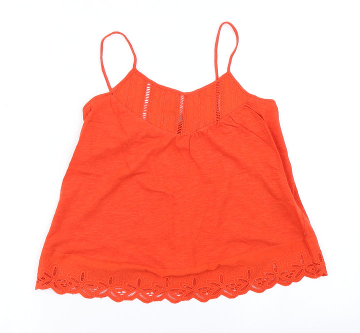 New Look Womens Orange Camisole T-Shirt Size 6