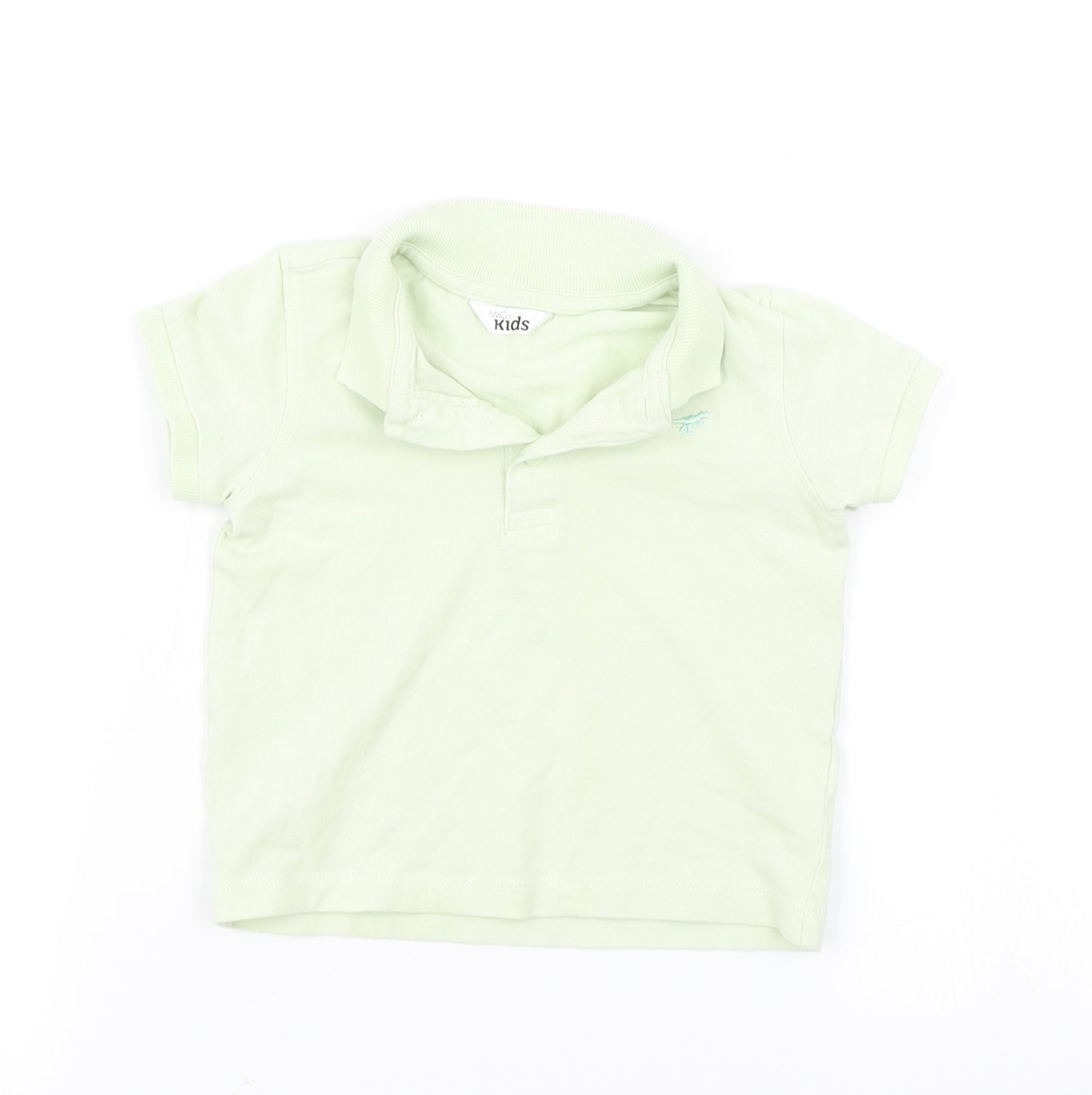 M&Co Boys Green   Basic Polo Size 18-24 Months