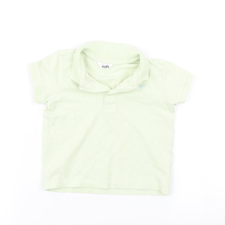 M&Co Boys Green   Basic Polo Size 18-24 Months