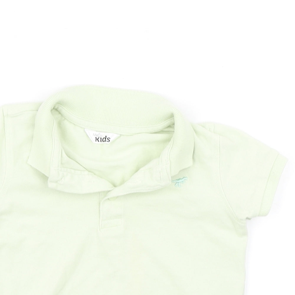 M&Co Boys Green   Basic Polo Size 18-24 Months