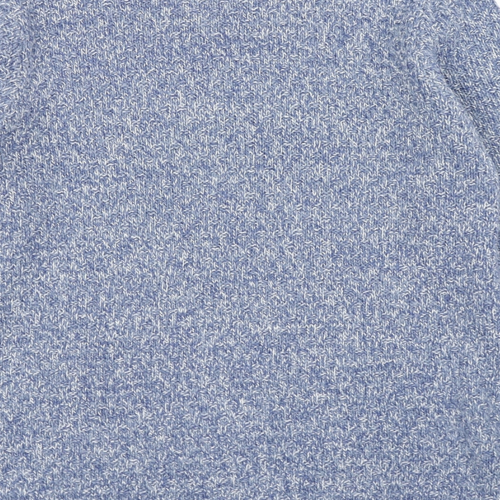 Isle Womens Blue  Knit Pullover Jumper Size M