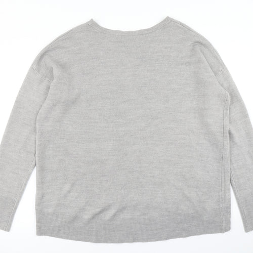 Primark Womens Grey  Knit Pullover Jumper Size XL
