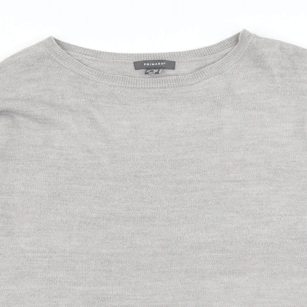 Primark Womens Grey  Knit Pullover Jumper Size XL