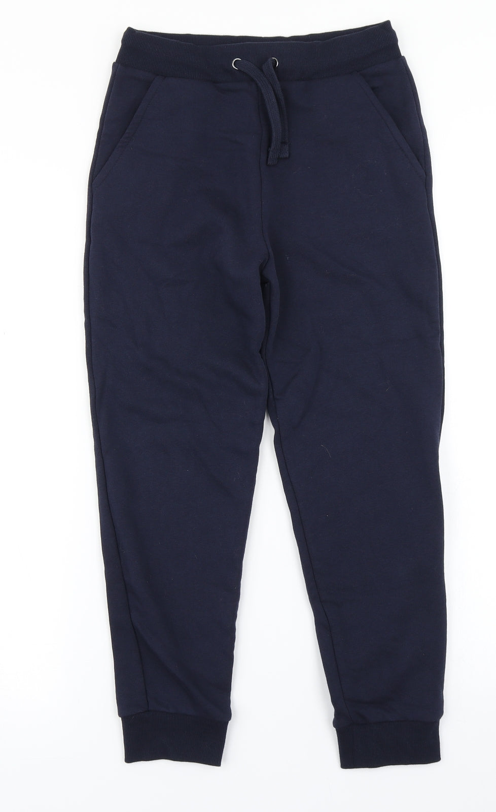 M&S Boys Blue   Jogger Trousers Size 9 Years