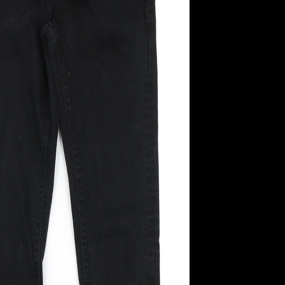 Easy Mens Black  Denim Straight Jeans Size 32 L28 in