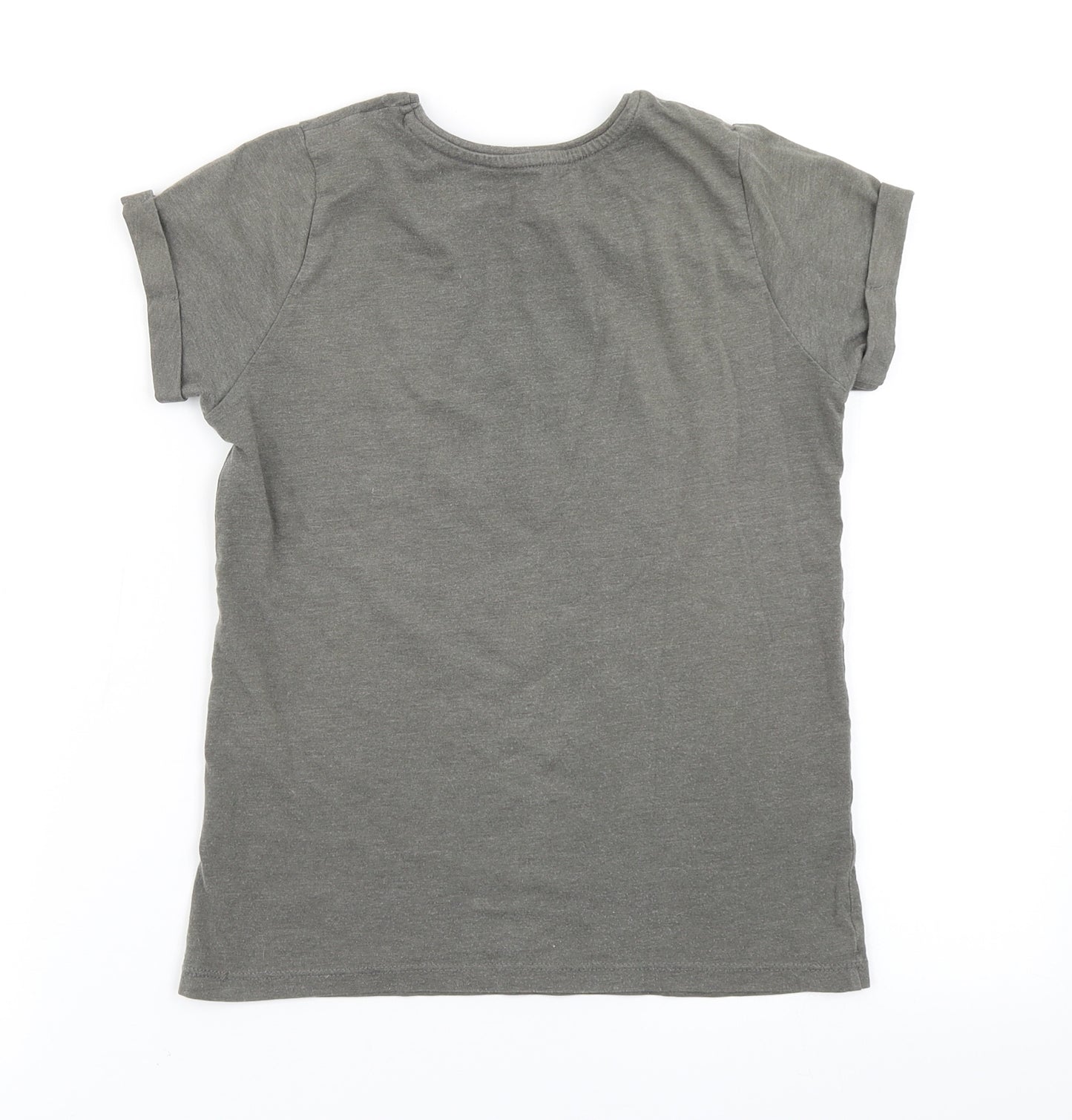 Primark Girls Green   Basic T-Shirt Size 9-10 Years