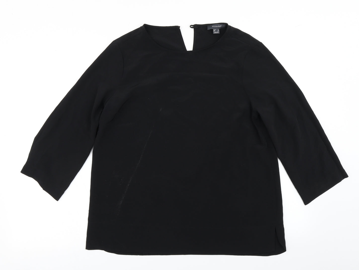 Primark Womens Black   Basic Blouse Size 12