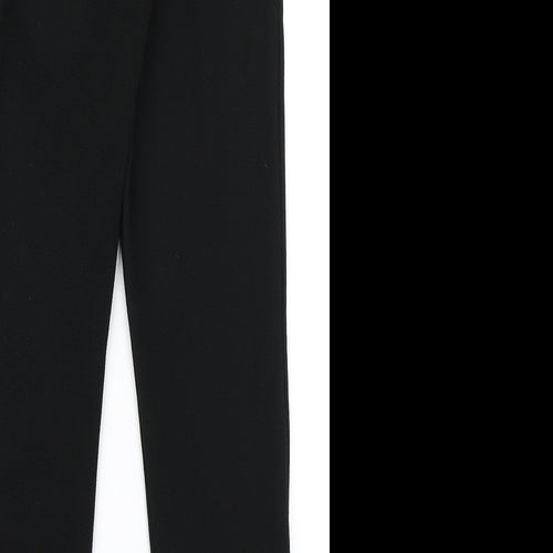 PRETTYLITTLETHING Womens Black   Dress Pants Trousers Size 6 L25 in - Papaerbag Waist